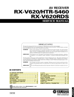 Yamaha RXV-620-RDS - Service Manual